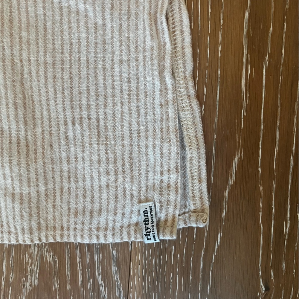 Rhythm Cream cotton striped Skirt - Picture 12 of 13